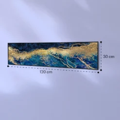Wonderwall Air Art Smart Infrarotheizung Blauer Marmor 120x30cm 350W -Deutschland Klarstein Verkaufs-Shop 10037849 yy 0007 logo