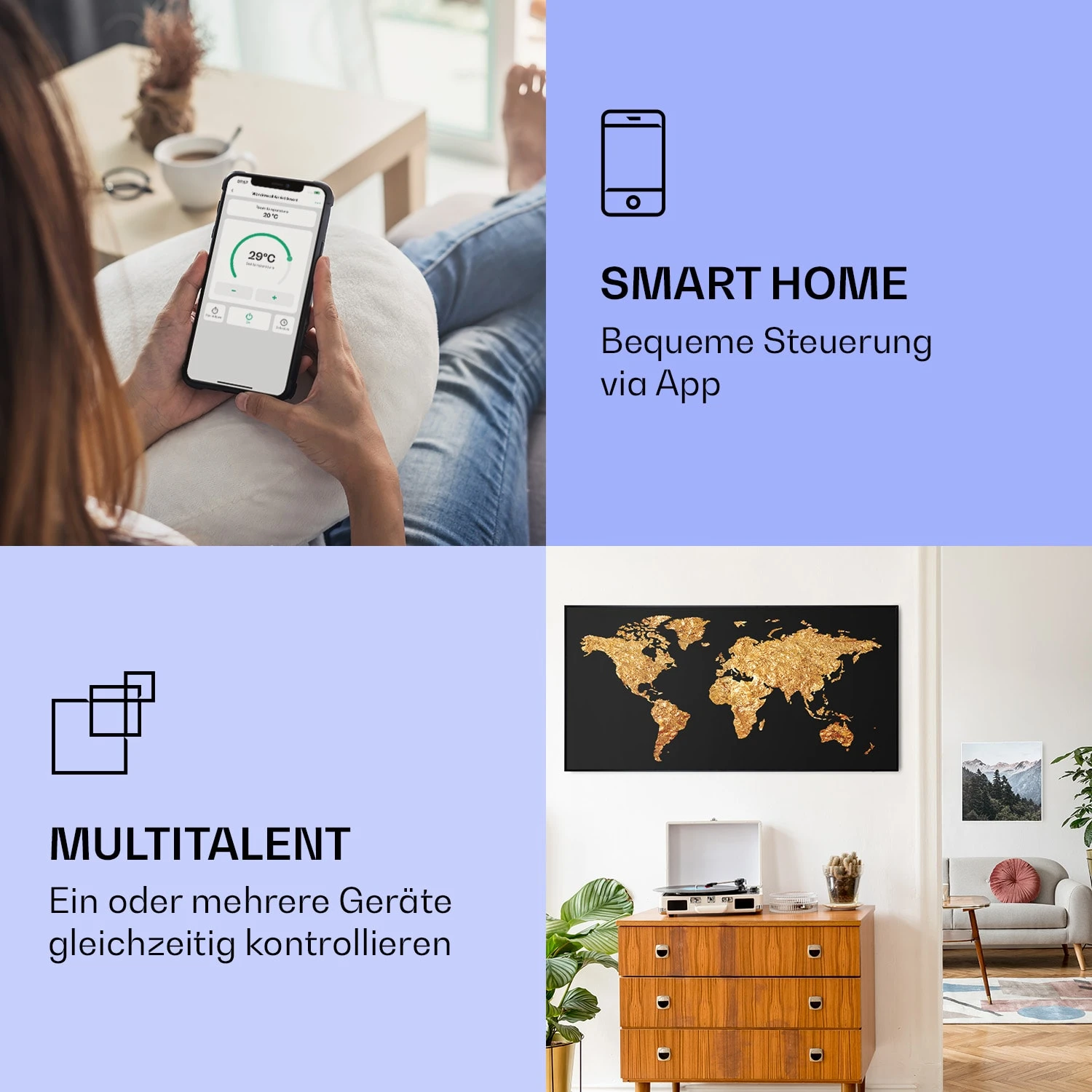 Wonderwall Air Art Smart Infrarotheizung Goldene Karte 120x60cm 700W Wonderwall Air Art Smart Infrarotheizung Goldene Karte 120x60cm 700W -Deutschland Klarstein Verkaufs-Shop 10037873 de 0002 logo