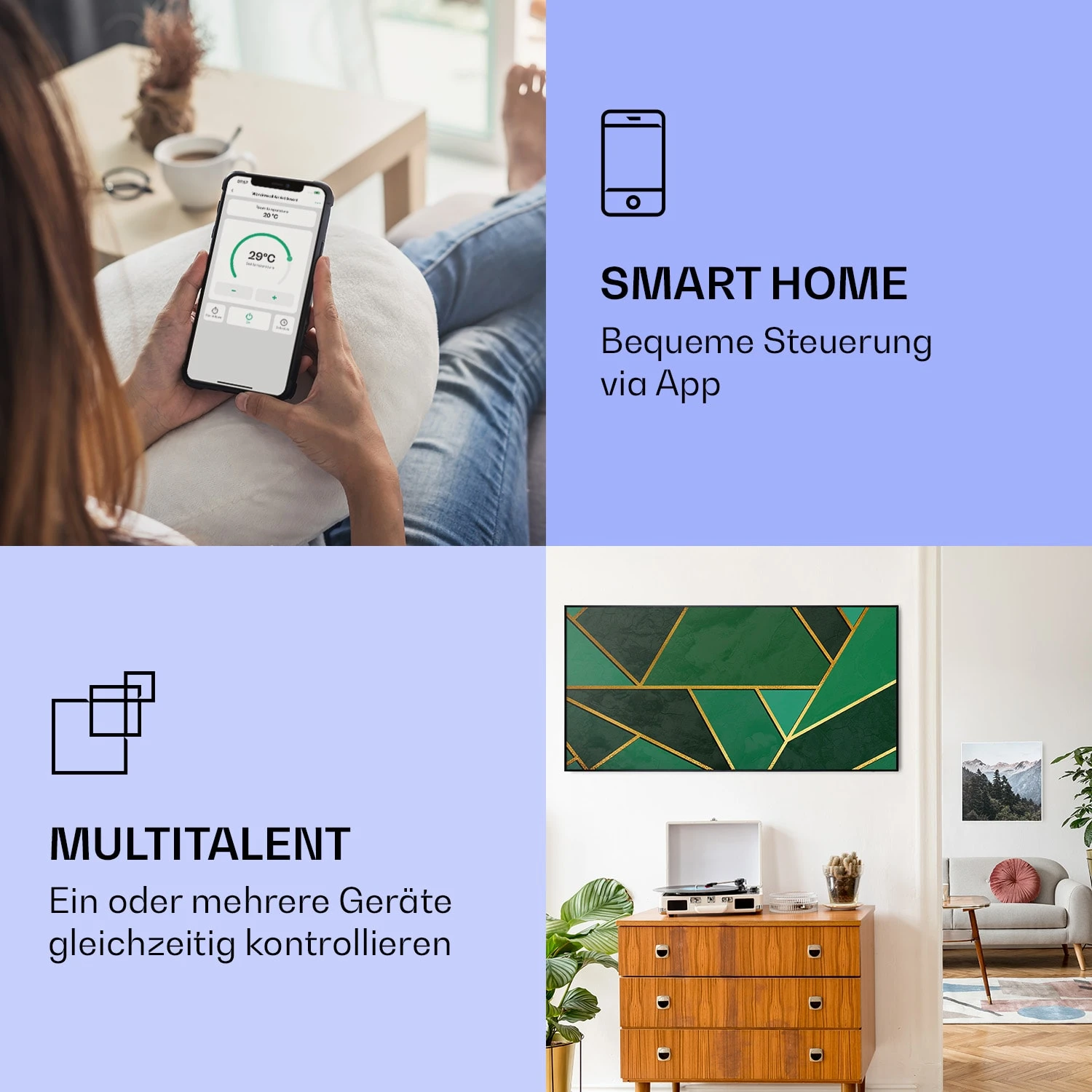 Wonderwall Air Art Smart Infrarotheizung Grüne Linie 120x60cm 700W Wonderwall Air Art Smart Infrarotheizung Grüne Linie 120x60cm 700W -Deutschland Klarstein Verkaufs-Shop 10037907 de 0002 logo