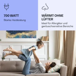 Wonderwall Air Art Smart Infrarotheizung Blauer Marmor 120x60cm 700W -Deutschland Klarstein Verkaufs-Shop 10037912 de 0005 logo