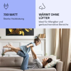 Wonderwall Air Art Smart Infrarotheizung Goldenes Blatt 120x60cm 700W -Deutschland Klarstein Verkaufs-Shop 10037920 de 0005 logo