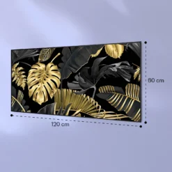 Wonderwall Air Art Smart Infrarotheizung Schwarzes Blatt 120x60cm 700W -Deutschland Klarstein Verkaufs-Shop 10037921 yy 0007 logo