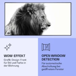 Wonderwall Air Art Smart Infrarotheizung Löwe 60x120cm 700W -Deutschland Klarstein Verkaufs-Shop 10037925 de 0006 logo