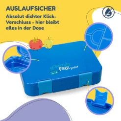 Schmatzfatz Junior Lunchbox 6 Fächer 21,3 X 15 X 4,5 Cm (BxHxT) -Deutschland Klarstein Verkaufs-Shop 10037940 de 0003 usp