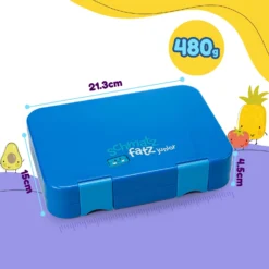 Schmatzfatz Junior Lunchbox 6 Fächer 21,3 X 15 X 4,5 Cm (BxHxT) -Deutschland Klarstein Verkaufs-Shop 10037940 de 0008 usp