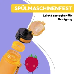 Schmatzfatz Trinkflasche Sportflasche 500 Ml 24 Cm Tritan 3 Schmatzfatz Trinkflasche Sportflasche 500 Ml 24 Cm Tritan -Deutschland Klarstein Verkaufs-Shop 10037953 de 0004 usp