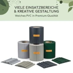 Sichtschutzstreifen Gartenzaun PVC 450 G/m² 50x19cm Clips -Deutschland Klarstein Verkaufs-Shop 10037983 de 0006 usp
