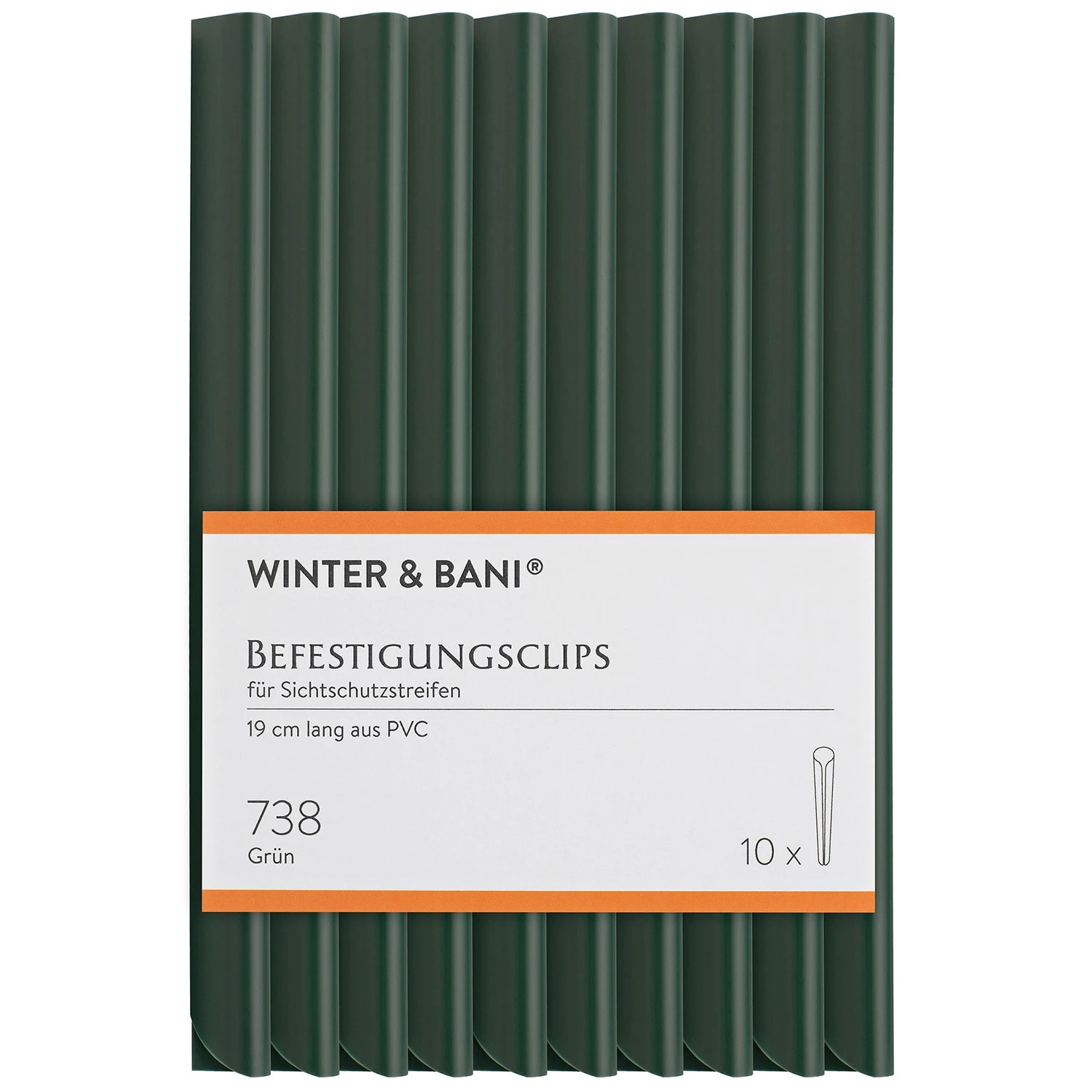 Sichtschutzstreifen-Clips Zubehör PVC 10er-Pack Sichtschutzstreifen-Clips Zubehör PVC 10er-Pack -Deutschland Klarstein Verkaufs-Shop 10037988 yy 0001 titel