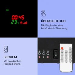 Klarstein Lamington Elektrokamin 2000 W LED-Flammen Heizlüfter Timer Ambientelicht 4 Klarstein Lamington Elektrokamin 2000 W LED-Flammen Heizlüfter Timer Ambientelicht -Deutschland Klarstein Verkaufs-Shop 10038005 de 0005 logo