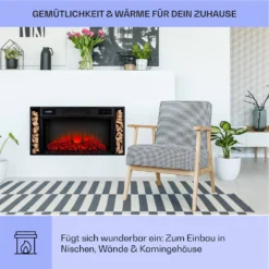 Villarrica Elektrokamin 1900 W LED-Technik Wandeinbau Fernbedienung 3 Villarrica Elektrokamin 1900 W LED-Technik Wandeinbau Fernbedienung -Deutschland Klarstein Verkaufs-Shop 10038007 de 0004 usp