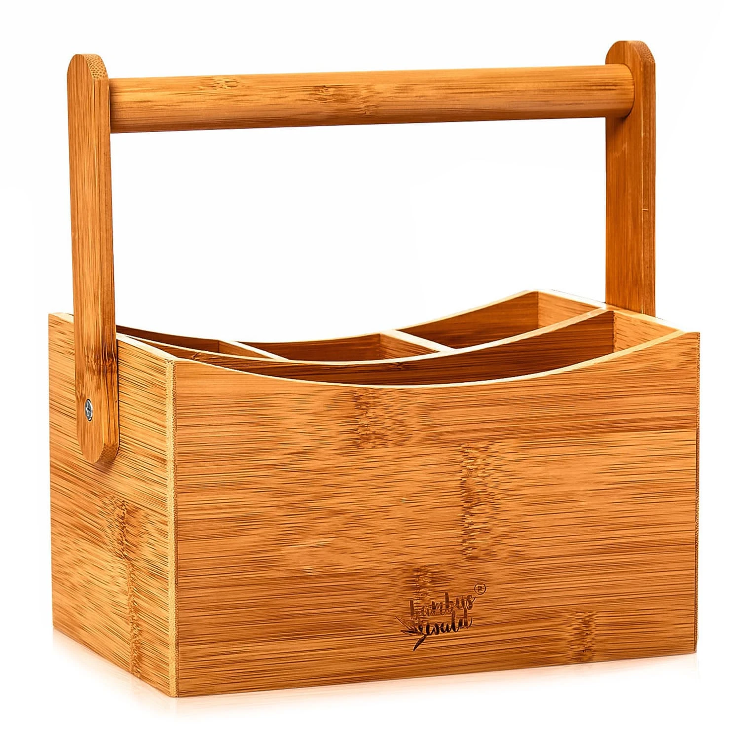 Schreibtischorganizer Tragegriff 4 Fächer 22,5x12x17cm Bambus Schreibtischorganizer Tragegriff 4 Fächer 22,5x12x17cm Bambus -Deutschland Klarstein Verkaufs-Shop 10038011 yy 0001 titel