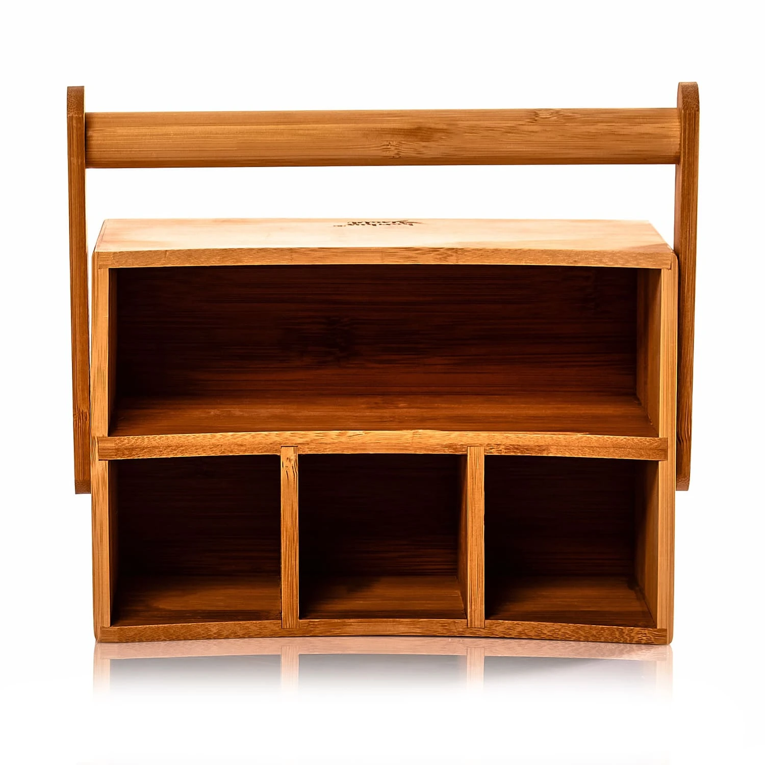 Schreibtischorganizer Tragegriff 4 Fächer 22,5x12x17cm Bambus Schreibtischorganizer Tragegriff 4 Fächer 22,5x12x17cm Bambus -Deutschland Klarstein Verkaufs-Shop 10038011 yy 0003 logo