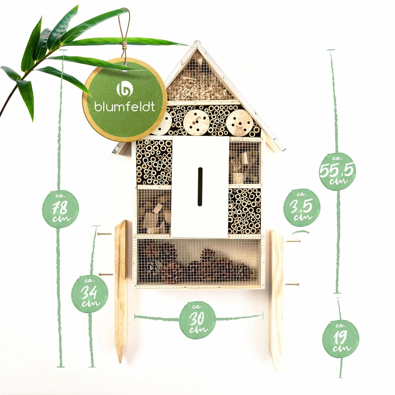 Insektenhaus Metalldach inkl. Füße ganzjährig bewohnbar Pinienholz Insektenhaus Metalldach Inkl. Füße Ganzjährig Bewohnbar Pinienholz -Deutschland Klarstein Verkaufs-Shop 10038015 yy 0006 logo