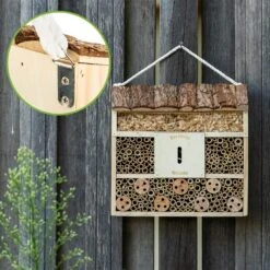 Insektenhotel Mit Flachdach Aufhängung Ganzjährig Bewohnbar Holz -Deutschland Klarstein Verkaufs-Shop 10038031 yy 0003 logo
