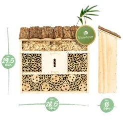Insektenhotel Mit Flachdach Aufhängung Ganzjährig Bewohnbar Holz -Deutschland Klarstein Verkaufs-Shop 10038031 yy 0007 logo