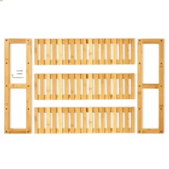 Regalablage 3 Etagen 60x54x15 Cm (BxHxT) Böden Höhenverstellbar Bambus -Deutschland Klarstein Verkaufs-Shop 10038054 yy 0003 logo