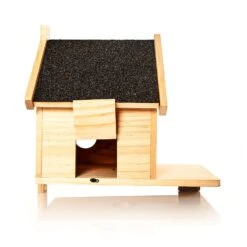 Eichhörnchenkobel Futterhaus Überwinterung 4 Zugänge Pinienholz Unbehandelt Handgefertigt -Deutschland Klarstein Verkaufs-Shop 10038066 yy 0004 logo