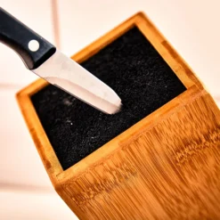 Messerblock, Schief PET-Borsteneinsatz Für 5-10 Messer, Bambus -Deutschland Klarstein Verkaufs-Shop 10038080 yy 0005 logo
