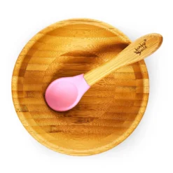 Kindergeschirr Mit Bambusschale Und Löffel 400 Ml Inkl. Saugnapf Ø: 13,7 Cm -Deutschland Klarstein Verkaufs-Shop 10038085 yy 0004 logo