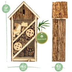 Insektenhotel Mit Schmalem Spitzdach Aufhängung Ganzjährig Bewohnbar Holz -Deutschland Klarstein Verkaufs-Shop 10038093 yy 0007 logo
