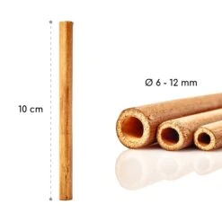 Bambusröhrchen 70 Stück Je 10 Cm Länge Holzfarben -Deutschland Klarstein Verkaufs-Shop 10038136 yy 0007 logo