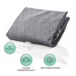 Rechteckiges Sonnensegel 2x4 M Mit Befestigungsringen Polyester Luftdurchlässig -Deutschland Klarstein Verkaufs-Shop 10038137 de 0005 logo