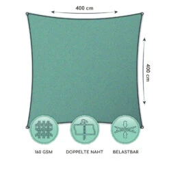 Rechteckiges Sonnensegel 4x4 M Polyester Luftdurchlässig -Deutschland Klarstein Verkaufs-Shop 10038152 de 0006 logo