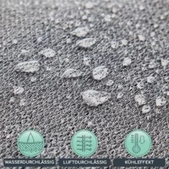 Rechteckiges Sonnensegel 5x7 M Mit Befestigungsringen Polyester Luftdurchlässig -Deutschland Klarstein Verkaufs-Shop 10038166 de 0003 logo