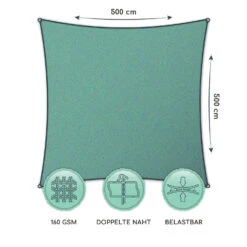 Quadratisches Sonnensegel 5x5 M Polyester Luftdurchlässig -Deutschland Klarstein Verkaufs-Shop 10038185 de 0006 logo