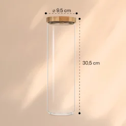 Stapelglas Mit Bambusdeckel 1700 Ml Stapelbar Luftdicht -Deutschland Klarstein Verkaufs-Shop 10038240 yy 0006 logo