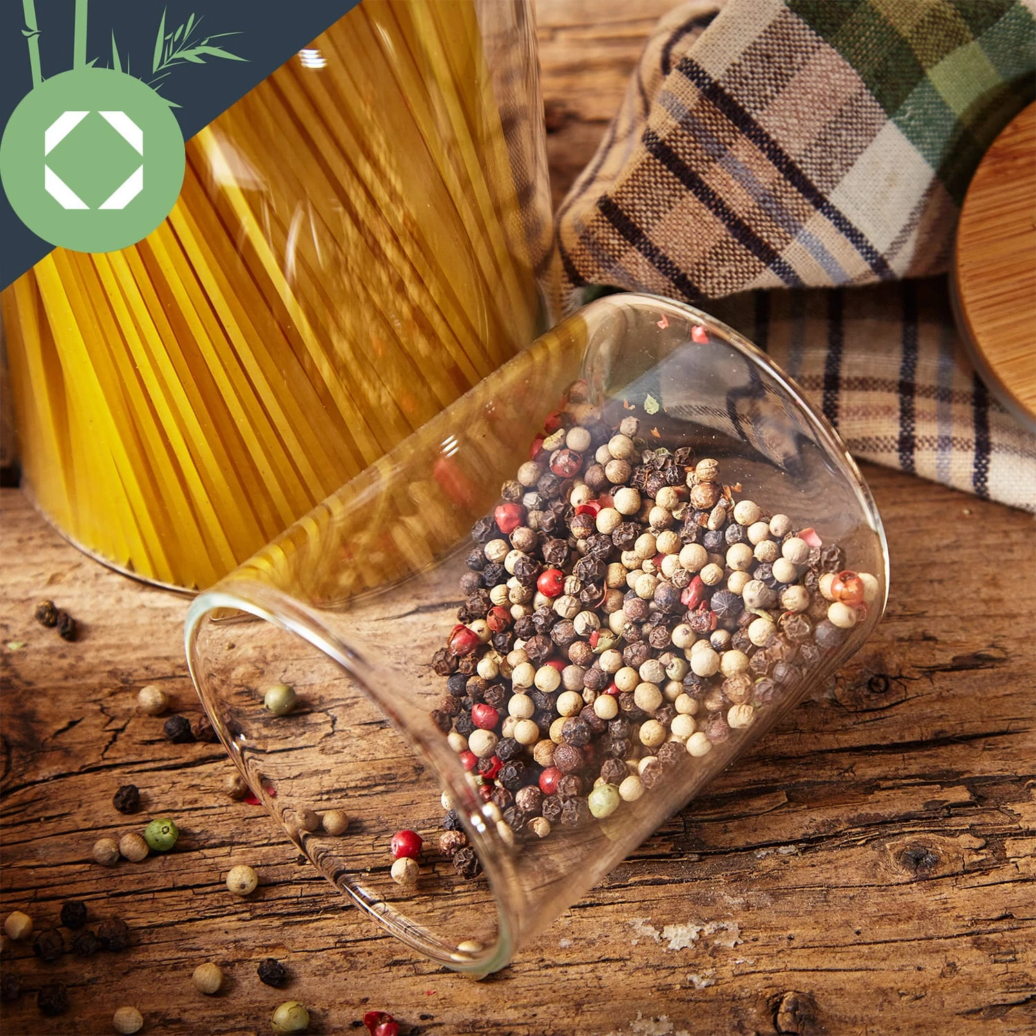 Rundes Glas mit Bambusdeckel 4er-Set Inhalt: 600 ml, 1000 ml, 1500 ml, 1800 ml Rundes Glas Mit Bambusdeckel 4er-Set Inhalt: 600 Ml, 1000 Ml, 1500 Ml, 1800 Ml -Deutschland Klarstein Verkaufs-Shop 10038254 yy 0005 logo