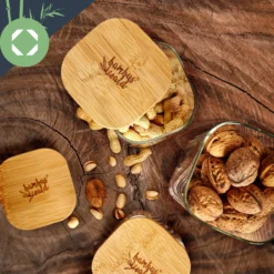 Eckiges Glas Mit Bambusdeckel Luftdicht Mit Silikonring 10x10x10 Cm 3x 700 Ml 4 Eckiges Glas Mit Bambusdeckel Luftdicht Mit Silikonring 10x10x10 Cm 3x 700 Ml -Deutschland Klarstein Verkaufs-Shop 10038258 yy 0005 logo