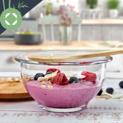 Glasschüssel 1365 Ml Bambusdeckel Verschließbar BPA-frei Größe M -Deutschland Klarstein Verkaufs-Shop 10038271 yy 0007 logo