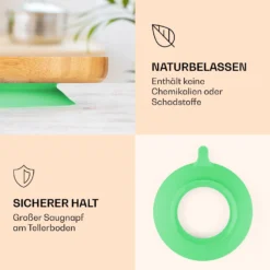 Kindergeschirr Bambusteller & Löffel 250 Ml Inkl. Saugnapf 18 X 18 Cm -Deutschland Klarstein Verkaufs-Shop 10038285 de 0003 logo