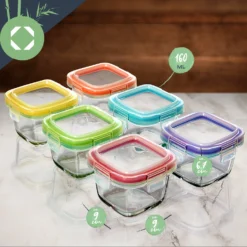 Mini Frischhaltedosen 6er-Set Je 160ml Spülmaschinenfest Auslaufsicher -Deutschland Klarstein Verkaufs-Shop 10038297 yy 0008 logo