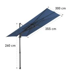 Saint-Tropez Ampelschirm 3-Achsen-Rotation 360° Drehbar 3 X 3,55 M UV-Schutz 50+ 6 Saint-Tropez Ampelschirm 3-Achsen-Rotation 360° Drehbar 3 X 3,55 M UV-Schutz 50+ -Deutschland Klarstein Verkaufs-Shop 10038319 yy 0007 logo