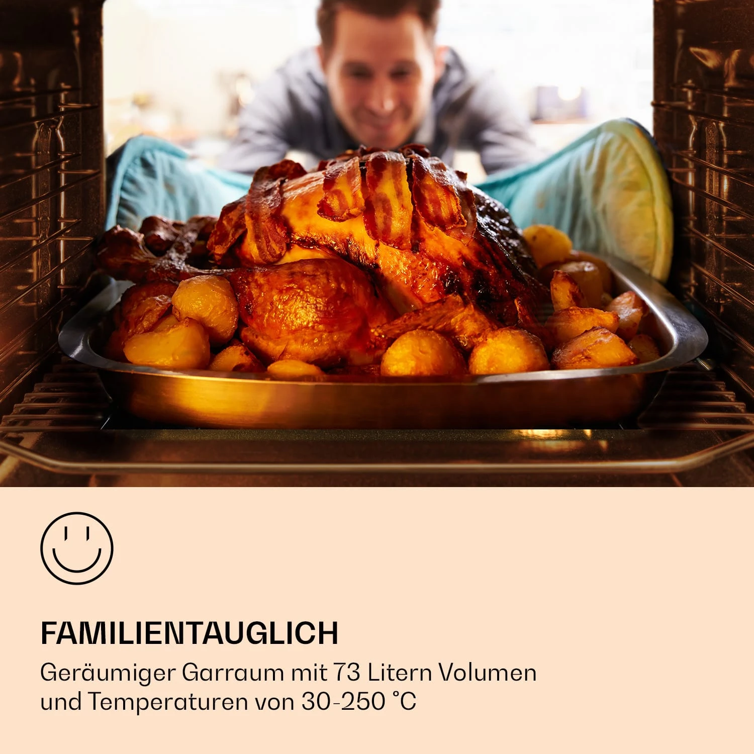Illuminosa Smart Einbaubackofen 2800W 11 Funktionen App-Steuerung Illuminosa Smart Einbaubackofen 2800W 11 Funktionen App-Steuerung -Deutschland Klarstein Verkaufs-Shop 10038335 de 0005 logo