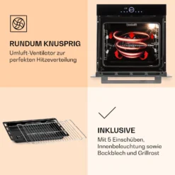Illuminosa Smart Einbaubackofen 2800W 11 Funktionen App-Steuerung 5 Illuminosa Smart Einbaubackofen 2800W 11 Funktionen App-Steuerung -Deutschland Klarstein Verkaufs-Shop 10038335 de 0006 logo