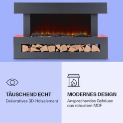 Studio Light & Fire 3 Smart Kamin 1000/2000W MDF WiFi-Steuerung -Deutschland Klarstein Verkaufs-Shop 10038384 de 0005 logo