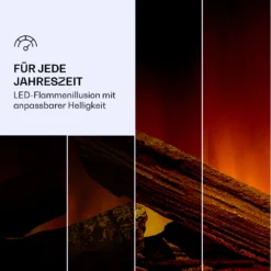 Studio Light & Fire 3 Smart Kamin 1000/2000W MDF WiFi-Steuerung -Deutschland Klarstein Verkaufs-Shop 10038384 de 0006 logo