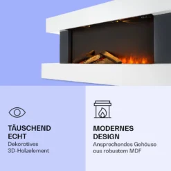 Studio Light & Fire 1 Smart Kamin 1000/2000W MDF WiFi-Steuerung -Deutschland Klarstein Verkaufs-Shop 10038385 de 0005 logo