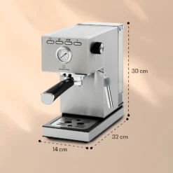 Pausa Espressomaker 1350 Watt 20 Bar Druck Wassertank: 1,4 Liter Edelstahl -Deutschland Klarstein Verkaufs-Shop 10038393 yy 0008 logo