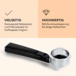 Pausa Espressomaker Siebträger Aluminiumlegierung Zubehör 2 Pausa Espressomaker Siebträger Aluminiumlegierung Zubehör -Deutschland Klarstein Verkaufs-Shop 10038395 de 0003 logo