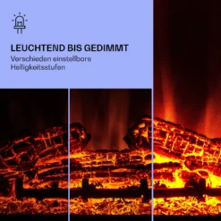 Frosty Peak Elektrischer Kamin 1800 W 10 Bis 30 °C Fernbedienung -Deutschland Klarstein Verkaufs-Shop 10038397 de 0005 logo