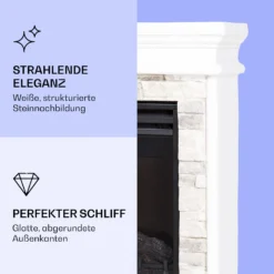 Nevis Peak Elektrischer Kamin 1800 W Heizfunktion 10 Bis 30 °C Fernbedienung 2 Nevis Peak Elektrischer Kamin 1800 W Heizfunktion 10 Bis 30 °C Fernbedienung -Deutschland Klarstein Verkaufs-Shop 10038399 de 0003 logo