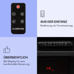 Studio 10 Arc Elektrokamin 1800 W LED-Flammen Heizlüfter Fernbedienung 2 Studio 10 Arc Elektrokamin 1800 W LED-Flammen Heizlüfter Fernbedienung -Deutschland Klarstein Verkaufs-Shop 10038403 de 0003 logo