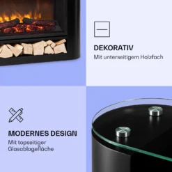 Studio 10 Arc Elektrokamin 1800 W LED-Flammen Heizlüfter Fernbedienung 4 Studio 10 Arc Elektrokamin 1800 W LED-Flammen Heizlüfter Fernbedienung -Deutschland Klarstein Verkaufs-Shop 10038403 de 0005 logo