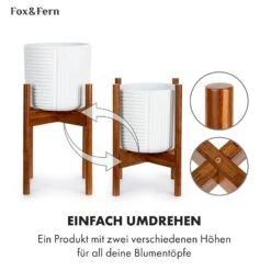 Deventer Pflanzenhalter Für Töpfe Von 20,3-30,5 Cm Ø 2 Höhen -Deutschland Klarstein Verkaufs-Shop 10038447 de 0005 usp