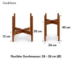 Deventer Pflanzenhalter Für Töpfe Von 20,3-30,5 Cm Ø 2 Höhen -Deutschland Klarstein Verkaufs-Shop 10038447 de 0006 usp