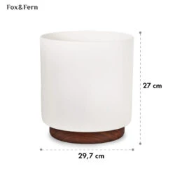 Enspijk Blumentöpfe Walnussholz Polystone Handgemacht 2 Größen -Deutschland Klarstein Verkaufs-Shop 10038464 yy 0005 usp